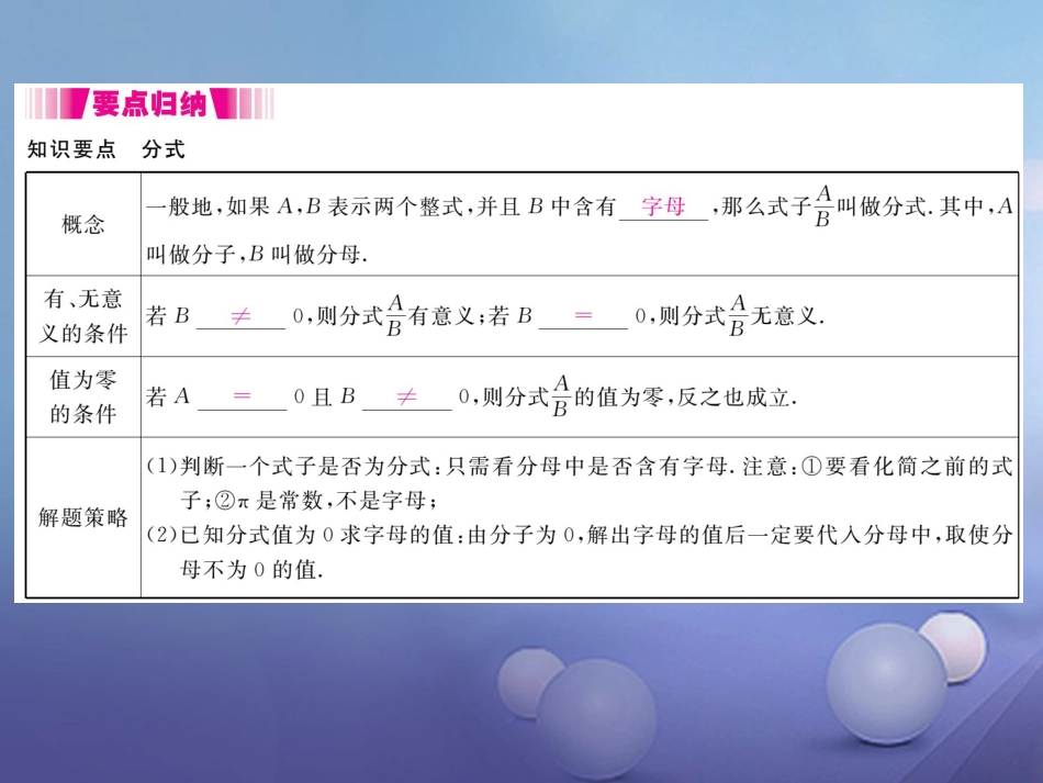 八级数学上册 5.. 从分数到分式（小册子）课件 （新版）新人教版_第2页