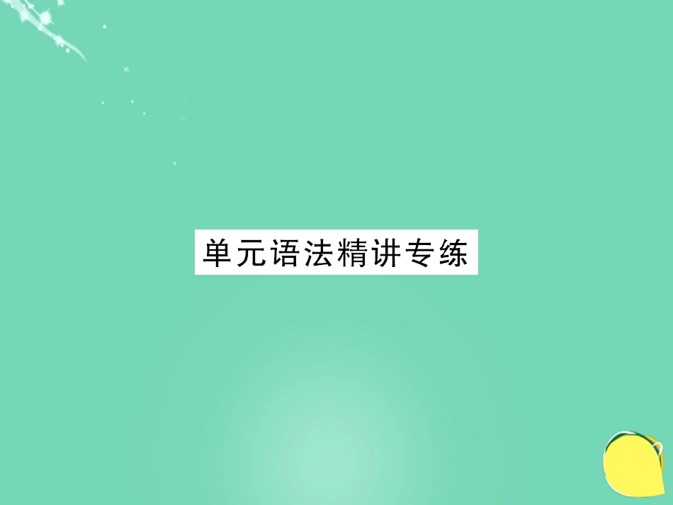七年级英语上册 Unit 5 Do you have a soccer ball语法精讲专练课件 （新版）人教新目标版_第1页