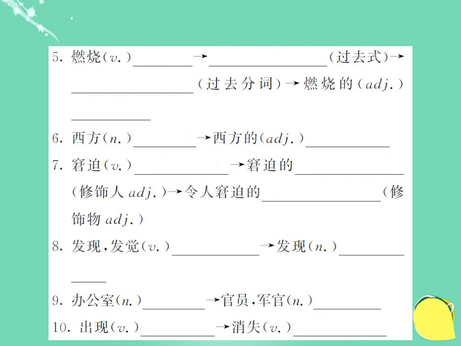 九年级英语全册 Unit 12 Life is full of the unexpected（第6课时）课件 （新版）人教新目标版_第3页