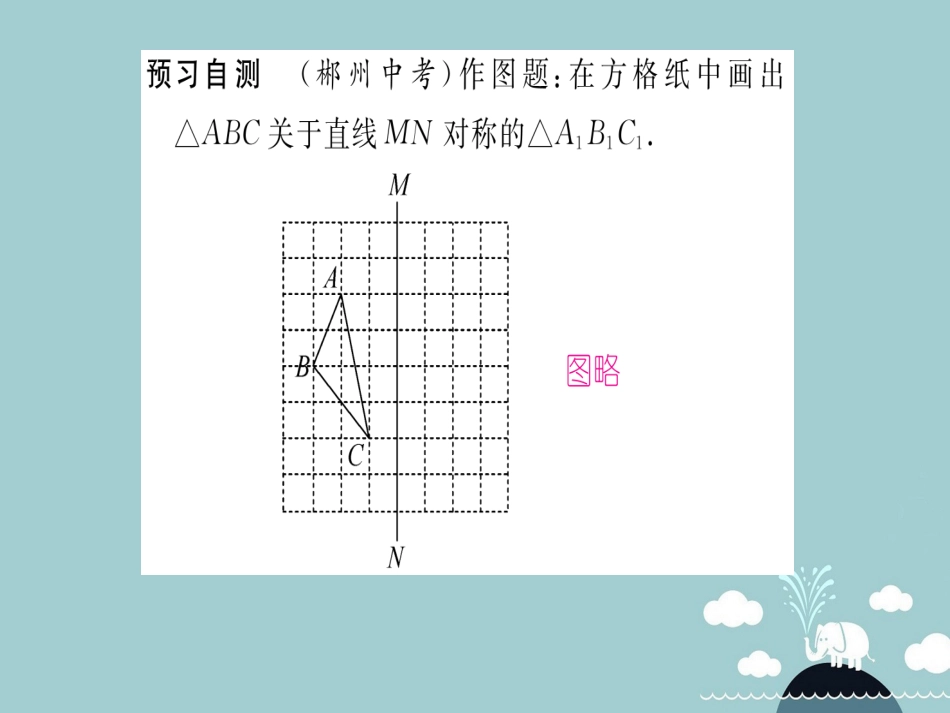 八年级数学上册 13.2 画轴对称图形（第1课时）课件 （新版）新人教版_第3页