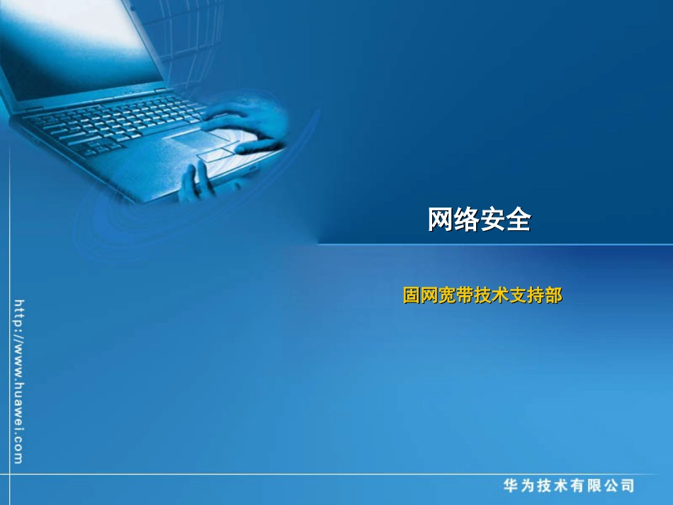 HUAWEI网络安全[共63页]_第1页