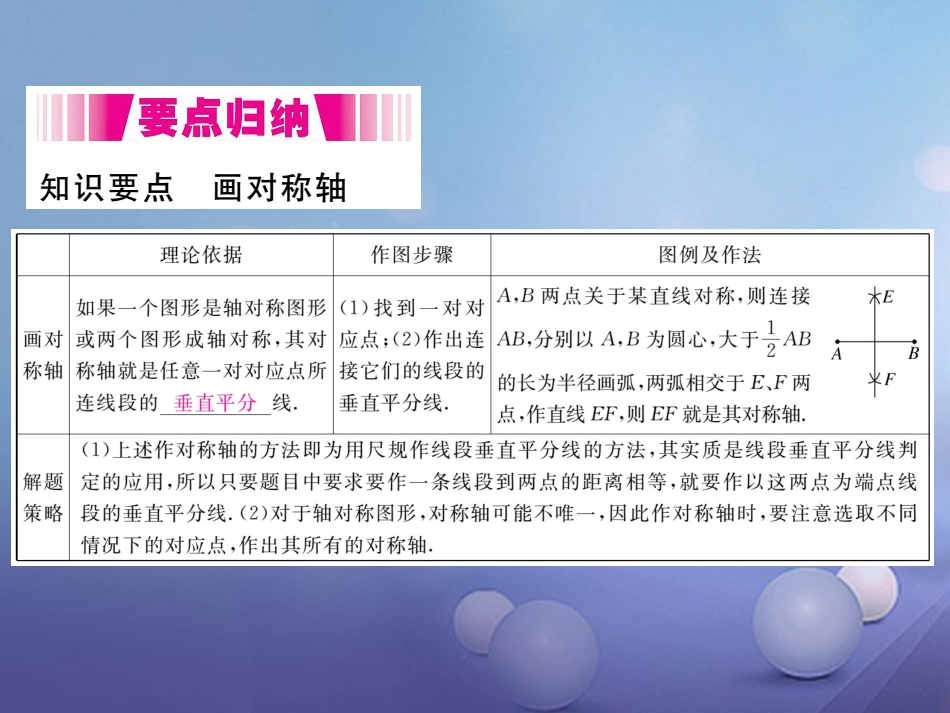 八级数学上册 3.. 第课时 线段的垂直平分线的有关作图（小册子）课件 （新版）新人教版_第2页