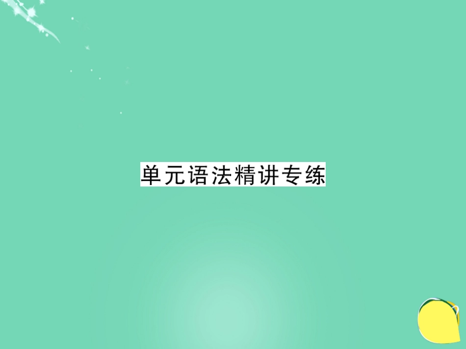 七年级英语上册 Unit 7 How much are these socks语法精讲专练课件 （新版）人教新目标版_第1页