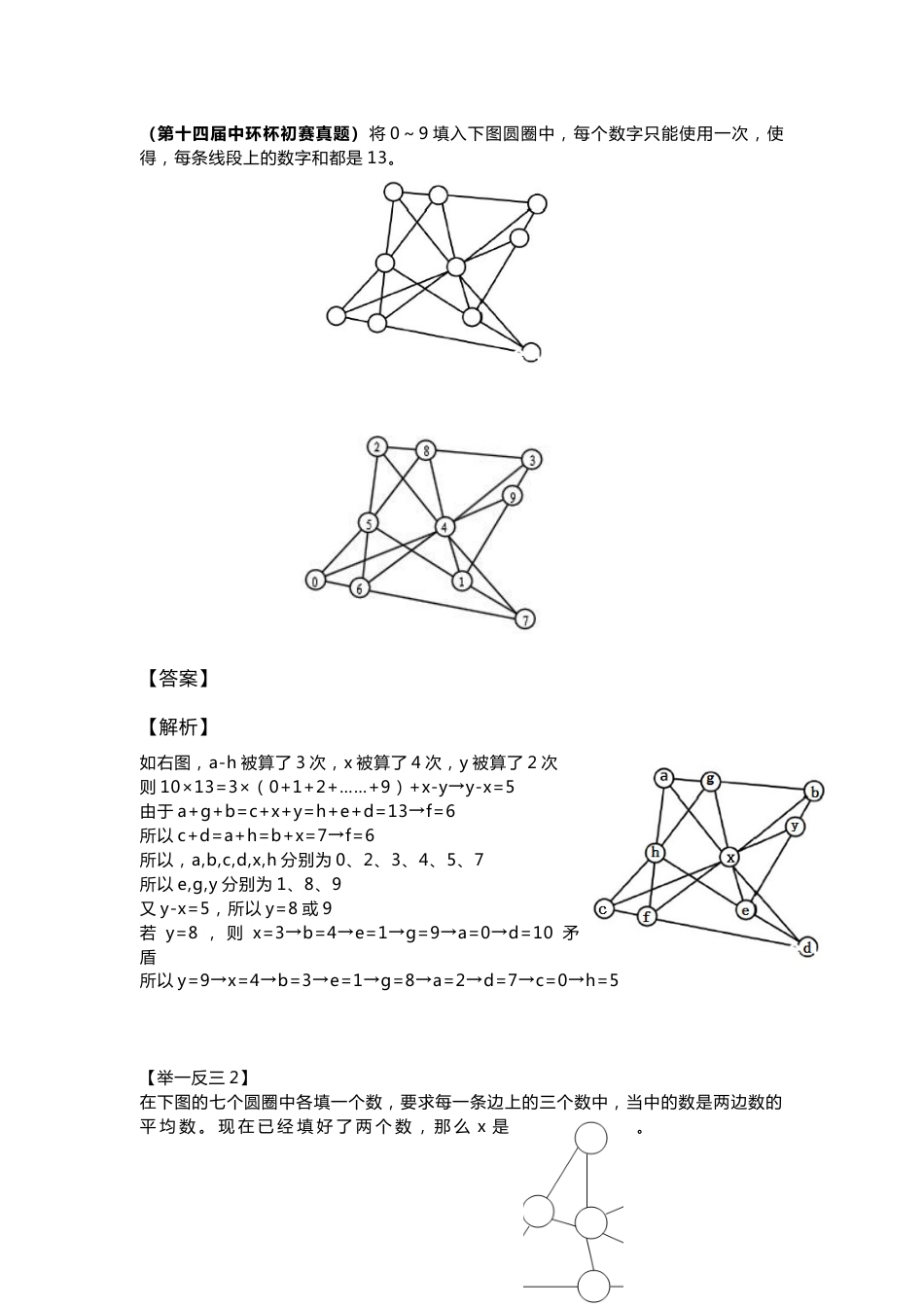 小学奥数数阵图[共15页]_第3页