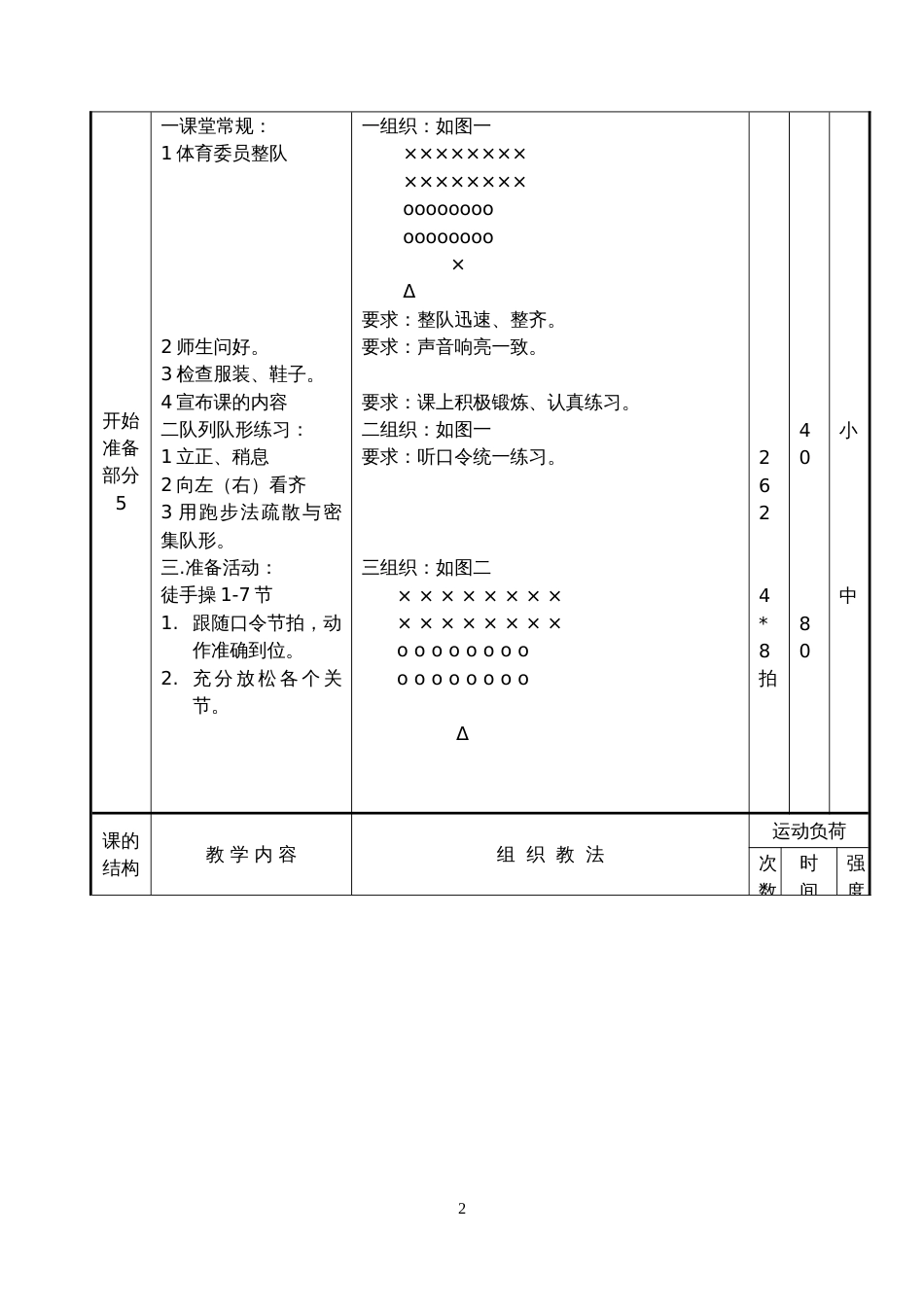 四年级体育课教案2_第2页