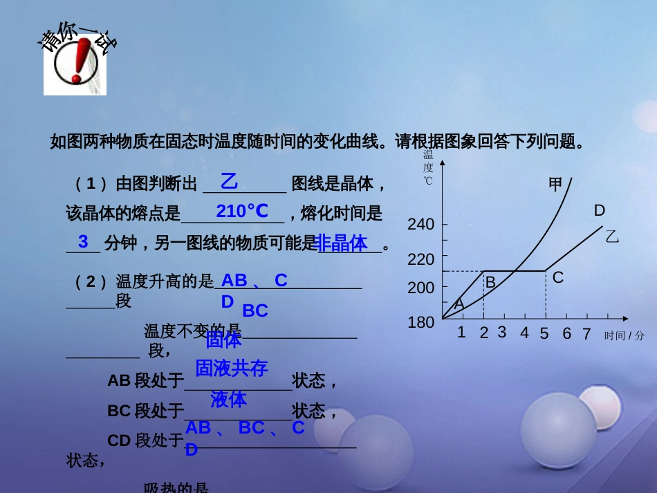 八年级物理上册 2.3 熔化和凝固（2）课件 （新版）苏科版_第2页