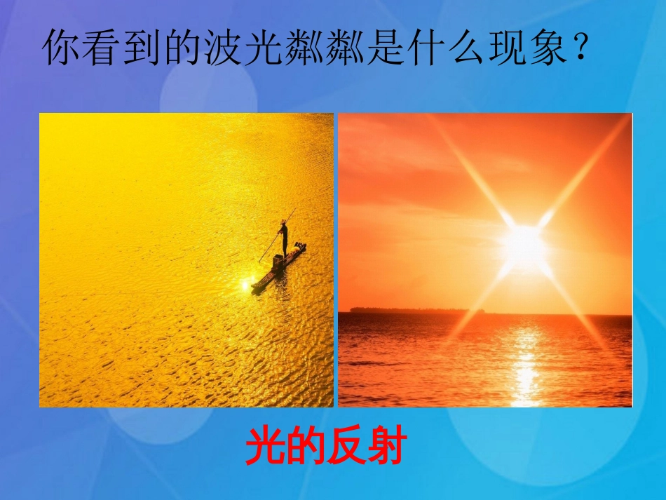 七年级科学下册 2.5《光的反射和折射》课件4 浙教版_第1页