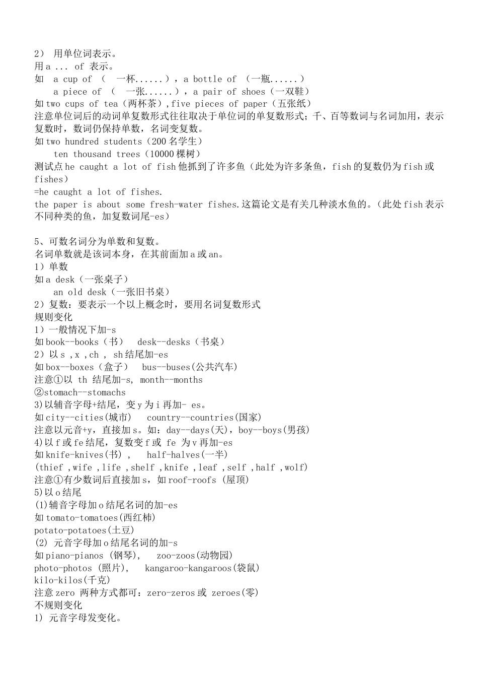 小学英语语法大全[共16页]_第2页