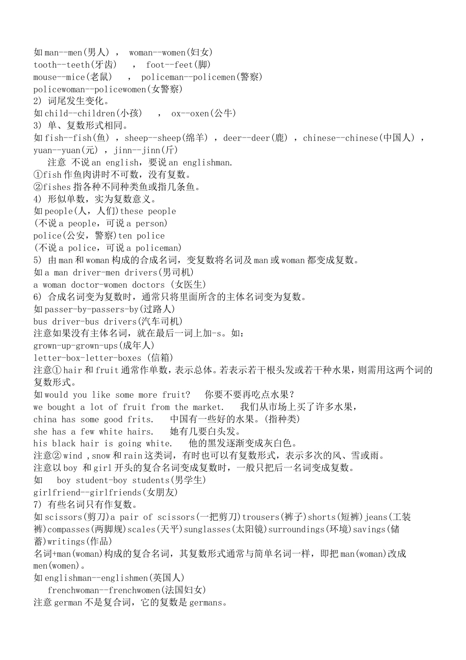 小学英语语法大全[共16页]_第3页