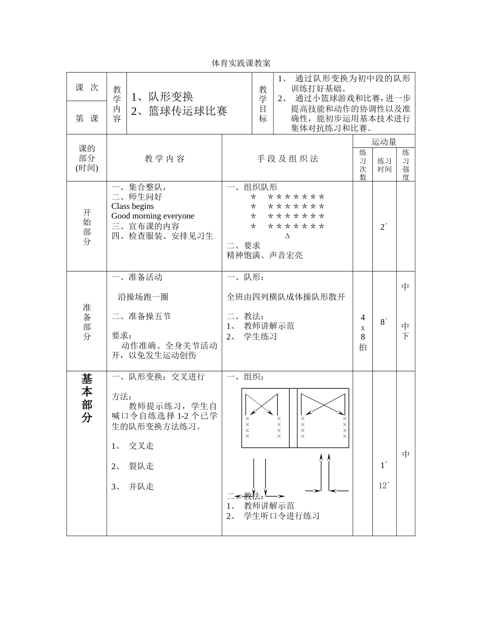 小六下体育与保健实践课教案3[共2页]_第1页