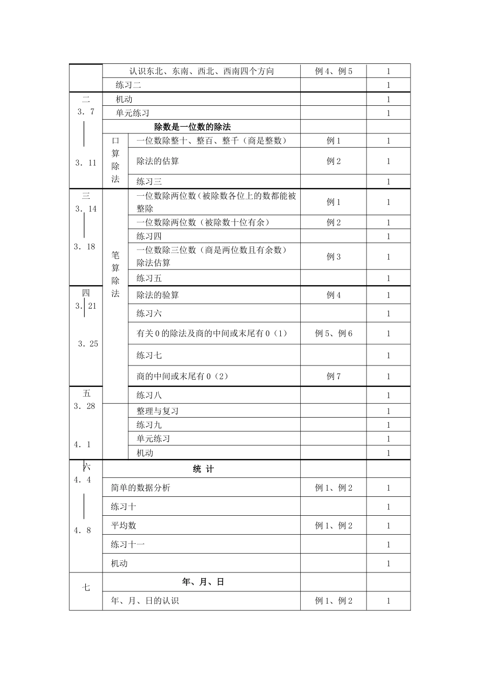 人教版小学新课标三年级数学下册教[共64页]_第3页