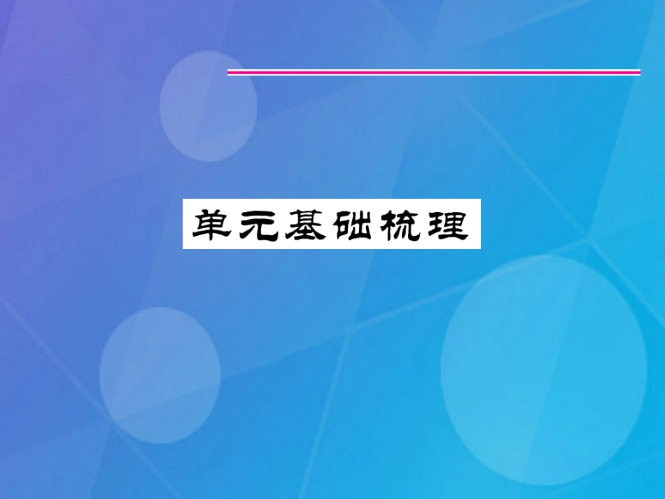 八年级英语上册 Unit 1 Where did you go on vacation基础梳理课件 （新版）人教新目标版_第1页