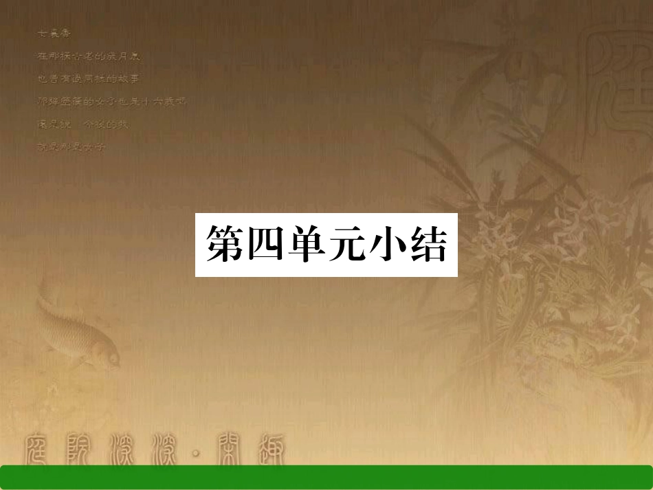 七年级历史上册 第四单元 政权分立与民族融合小结课件1 新人教版_第1页