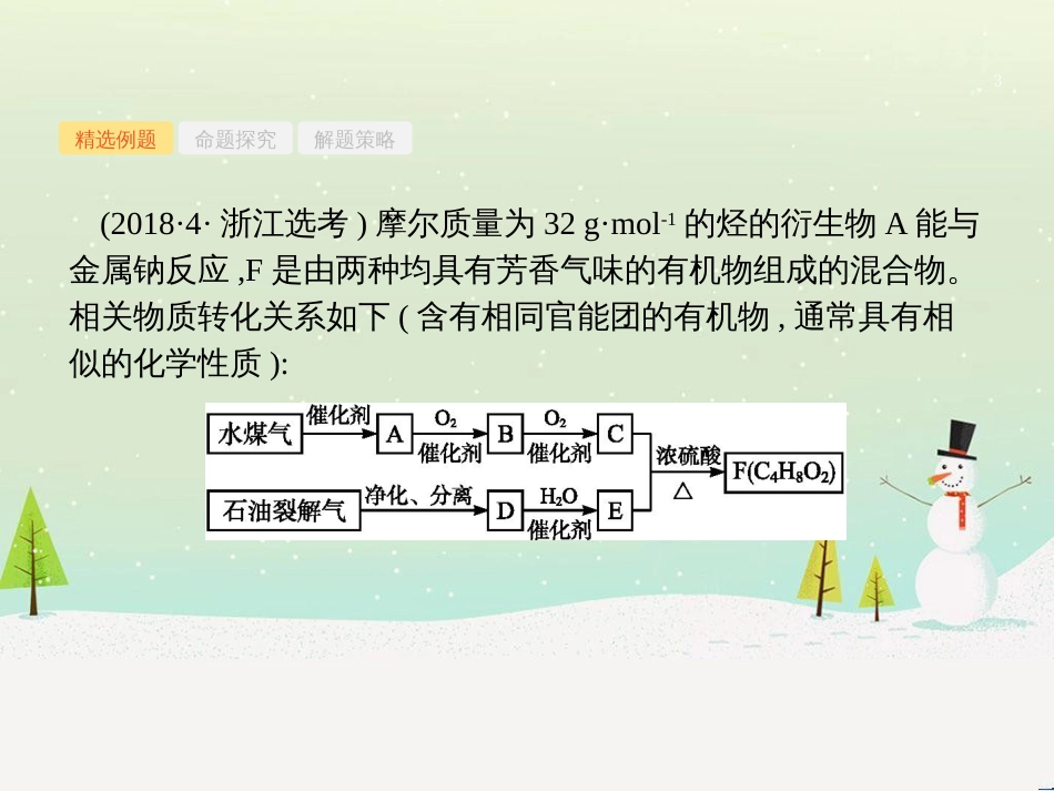 高考化学大二轮复习 第二部分 试题强化突破 25 有机推断(第26题)课件 (1)_第3页
