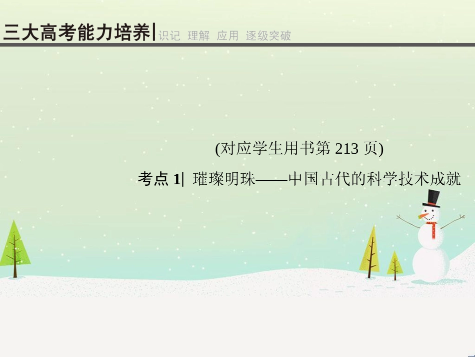 高考历史总复习 高考讲座1 政治文明历程高考第Ⅱ卷非选择题突破课件 人民版 (13)_第3页