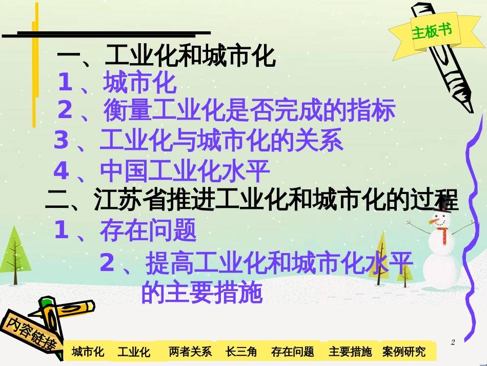 高中地理 第二章 第五节 中国江苏省工业化和城市化的探索课件 中图版必修3 (1)_第2页