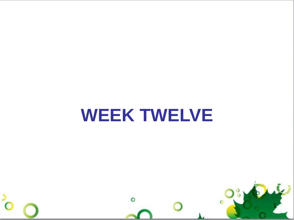 七年级英语上册 周末读写训练 WEEK TWO课件 （新版）人教新目标版 (544)_第1页