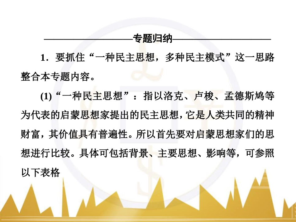 高考历史一轮总复习 专题总结6 人类科技智慧与文艺才华的璀璨成果课件 (39)_第3页