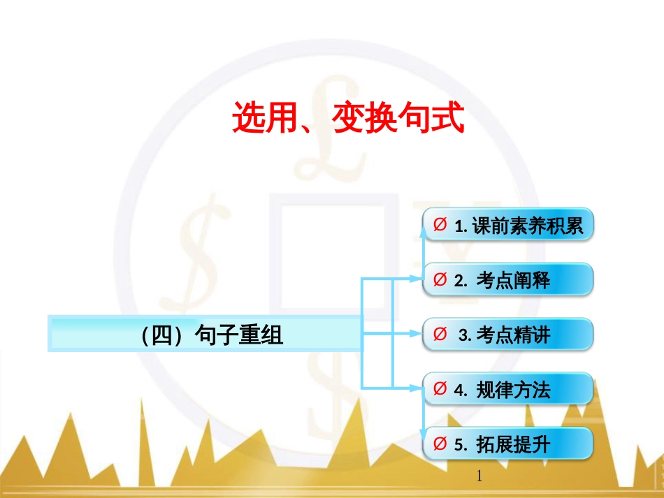高考语文一轮复习 语言文字运用 正确使用成语（一）课件 新人教版 (46)_第1页