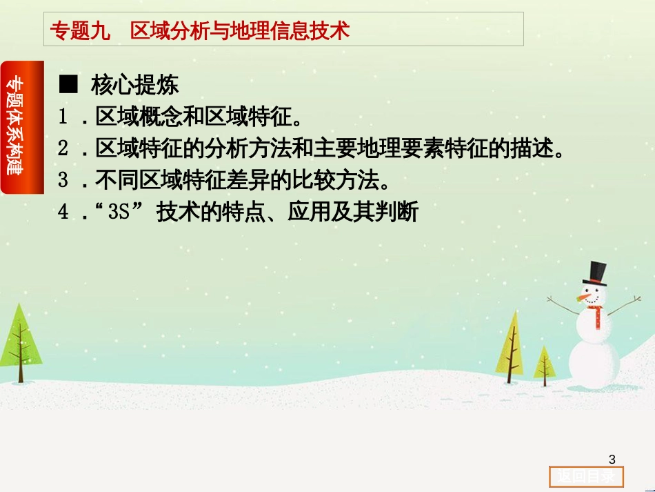 高考复习方案（全国通用）2016高考地理二轮复习 专题九 区域分析与地理信息技课件_第3页