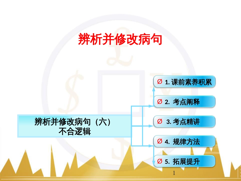 高考语文一轮复习 语言文字运用 正确使用成语（一）课件 新人教版 (40)_第1页