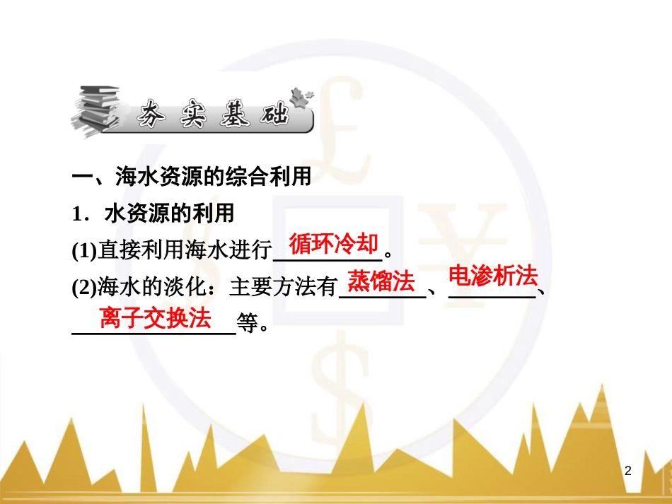 高三化学一轮总复习 有机化学基础（第4课时）高分子化合物与有机合成课件（选修5） (341)_第2页