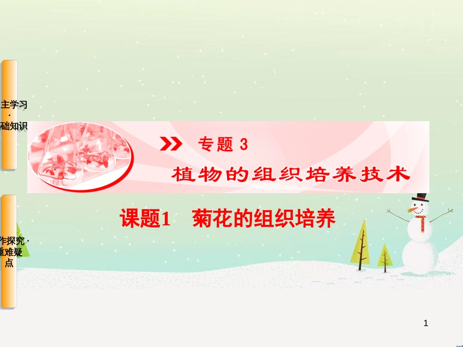 高三生物一轮复习 专题1 传统发酵技术的应用 课题1 果酒和果醋的制作课件 新人教版选修1 (14)_第1页