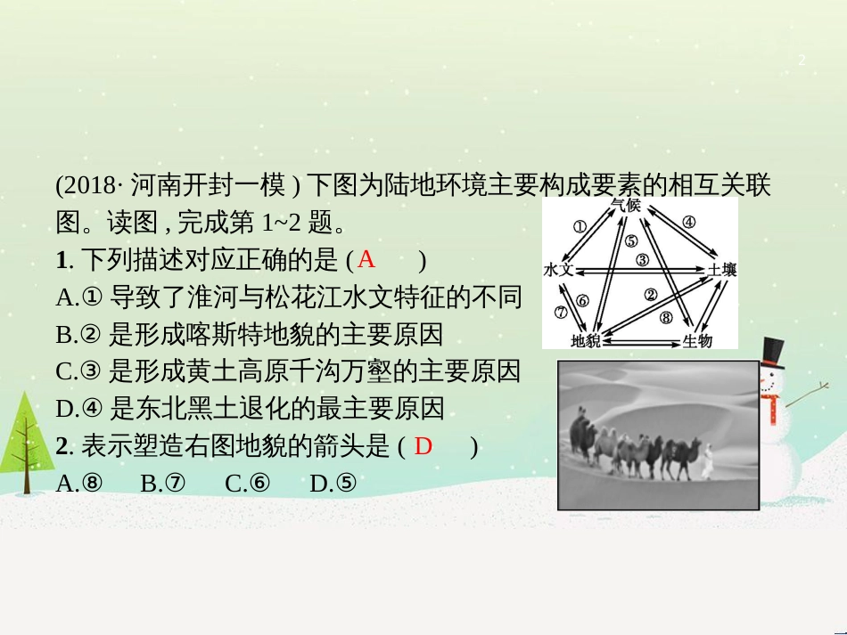 高考地理二轮复习 考前增分策略1 选择题分类解答策略课件 (93)_第2页