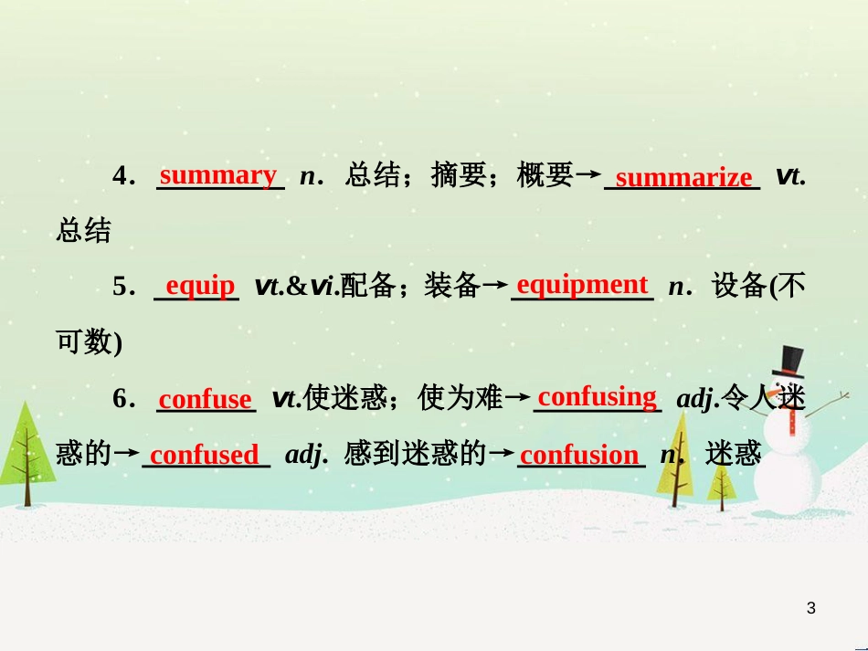 高考英语一轮复习 Unit 2 Working the land知识点复习讲解课件 新人教版必修4_第3页