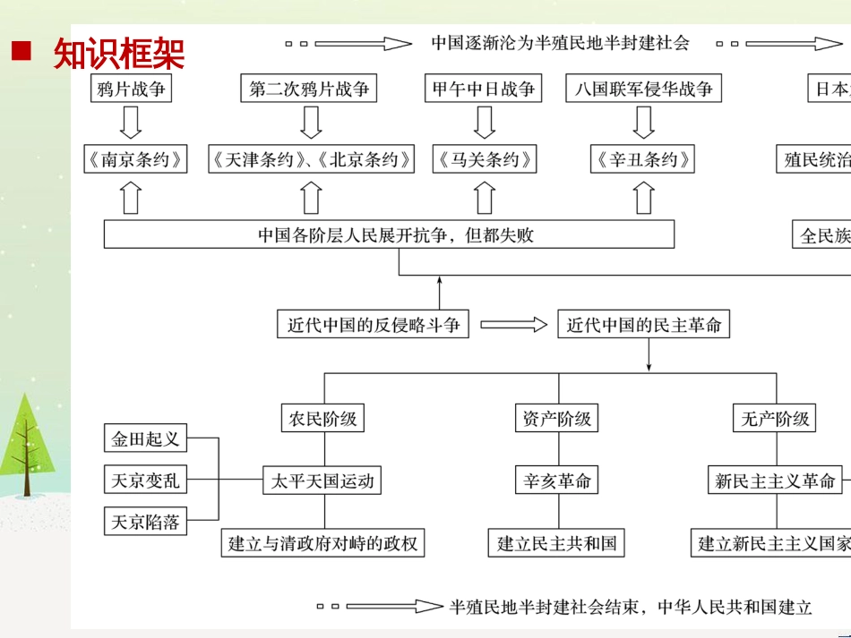 高考历史二轮复习 板块二 近代史部分 专题八 近代中国反侵略求民主的潮流课件 (1)_第2页