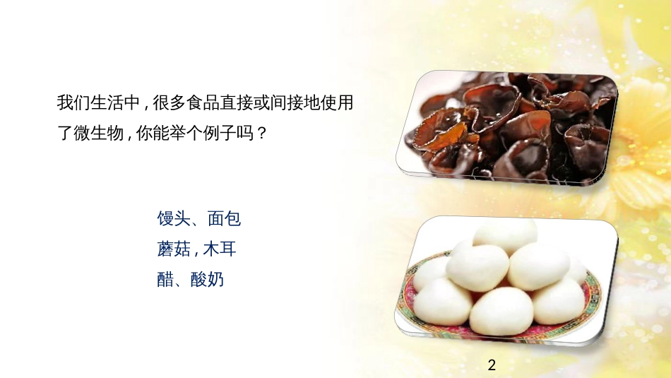中考生物一轮复习 真菌课件 (39)_第2页