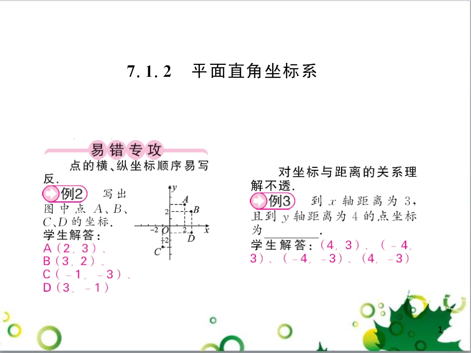 七年级英语上册 周末读写训练 WEEK TWO课件 （新版）人教新目标版 (300)_第1页