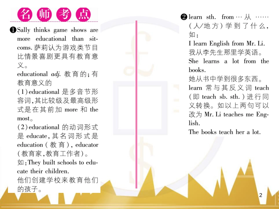 八年级英语上册 期中达标测试卷课件 （新版）人教新目标版 (39)_第2页