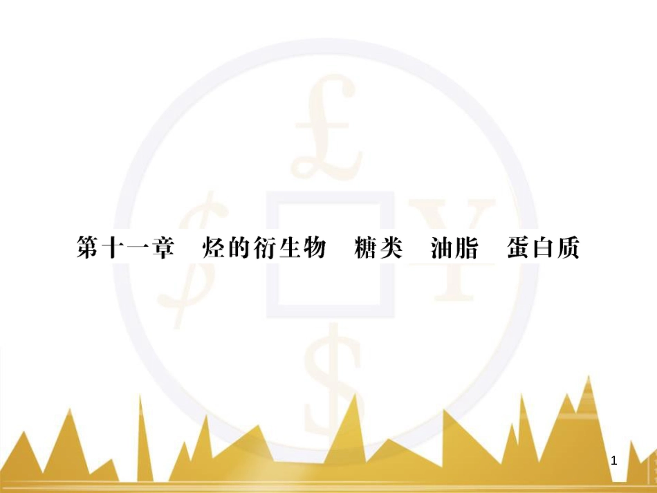 高三化学一轮总复习 有机化学基础（第4课时）高分子化合物与有机合成课件（选修5） (366)_第1页