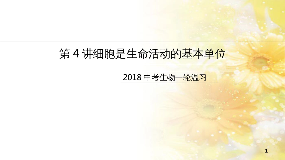 中考生物一轮复习 真菌课件 (6)_第1页