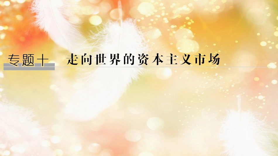 高考历史一轮复习 专题十 走向世界的资本主义市场 第21讲 开辟文明交往的航线及血与火的征服与掠夺课件 人民版_第1页