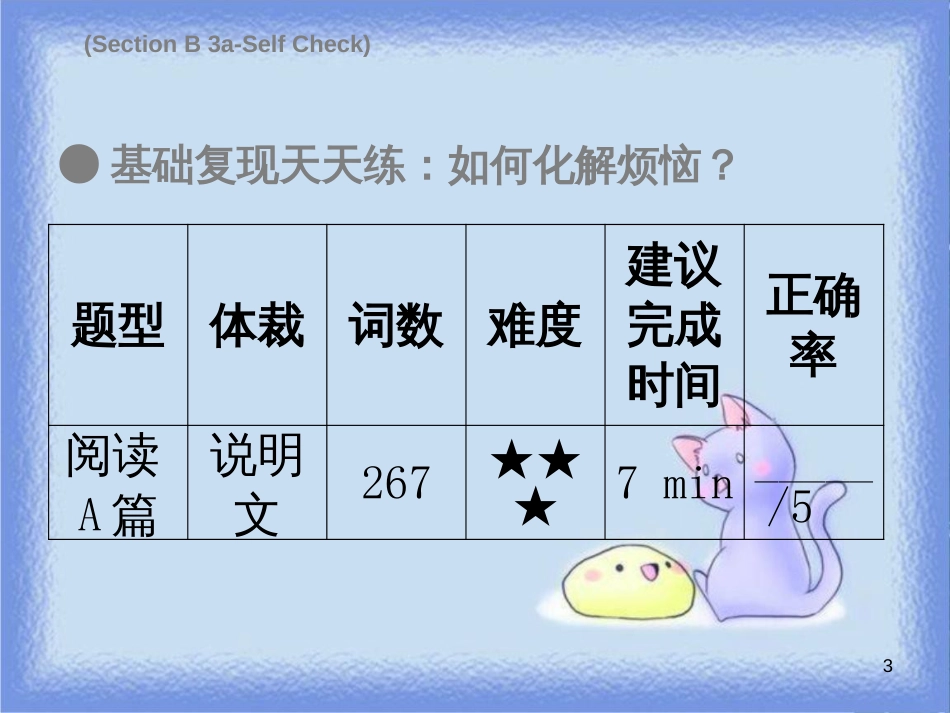 八年级英语上册 Unit 10 If you go to the party，you’ll have a great time Saturday（复现式周周练）习题课件 （新版）人教新目标版_第3页