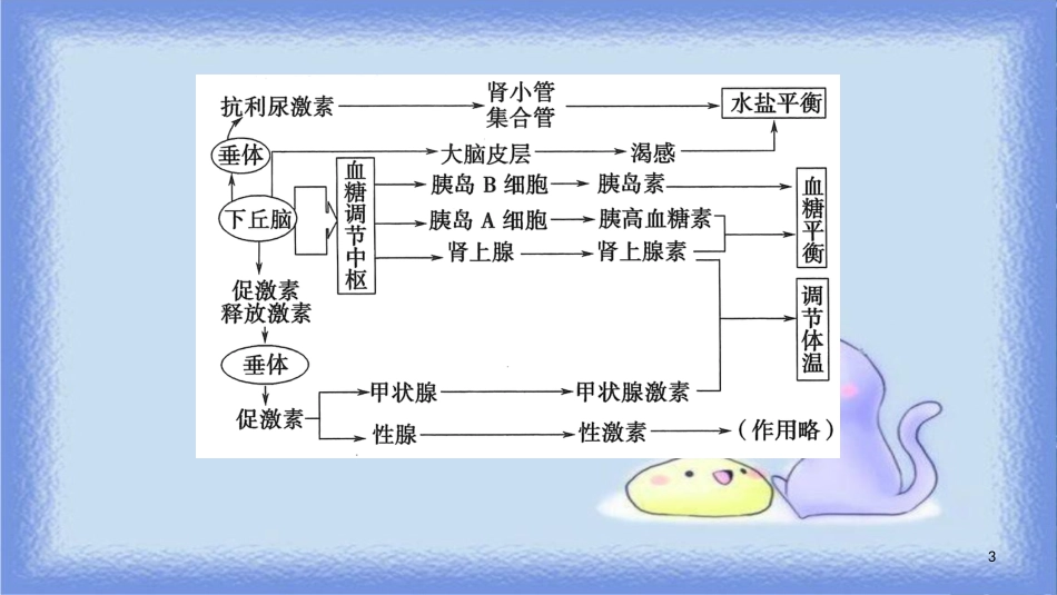 高中生物 第二章 动物和人体生命活动的调节 微专题突破（二）下丘脑在生命活动调节中的作用课件 新人教版必修3_第3页