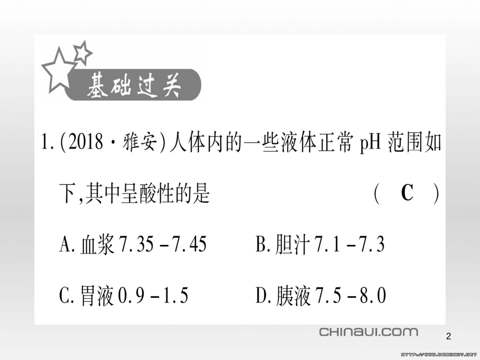 中考数学总复习 选填题题组练一课件 (29)_第2页