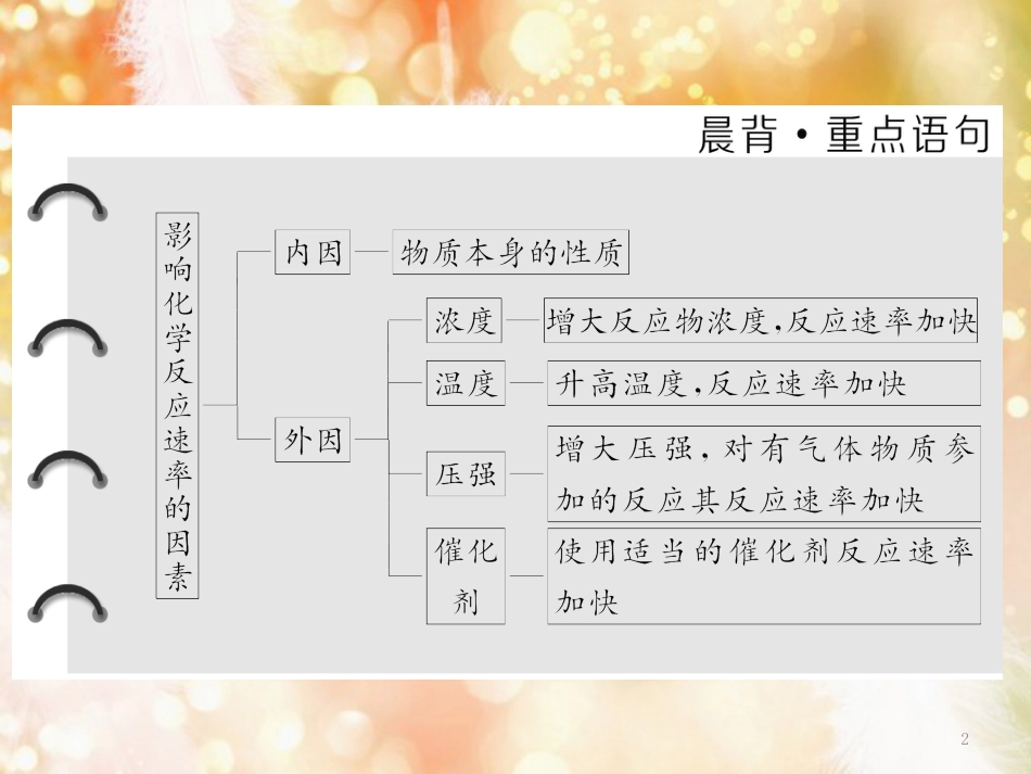 高中化学 专题2 化学反应速率与化学平衡 第一单元 第二课时 影响化学反应速率的因素课件 苏教版选修4_第2页