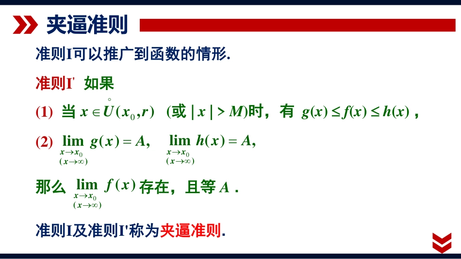 (1.15)--1.6.1. 夹逼准则 第一个重要极限_第3页