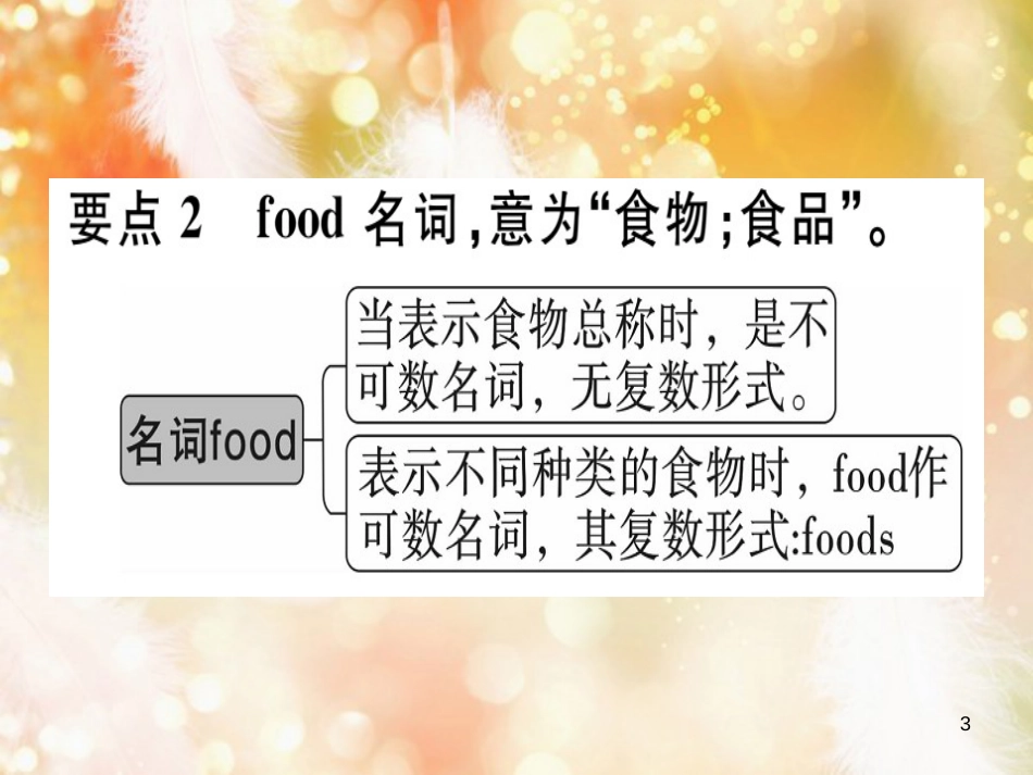 七年级英语上册 Unit 6 Do you like bananas（第1课时）习题课件 （新版）人教新目标版_第3页
