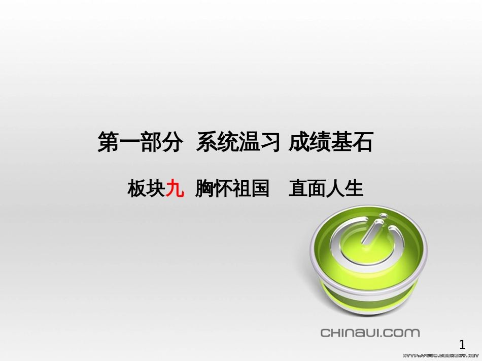 中考政治 第一部分 系统复习 成绩基石 板块一 珍爱生命 适应社会课件 (14)_第1页