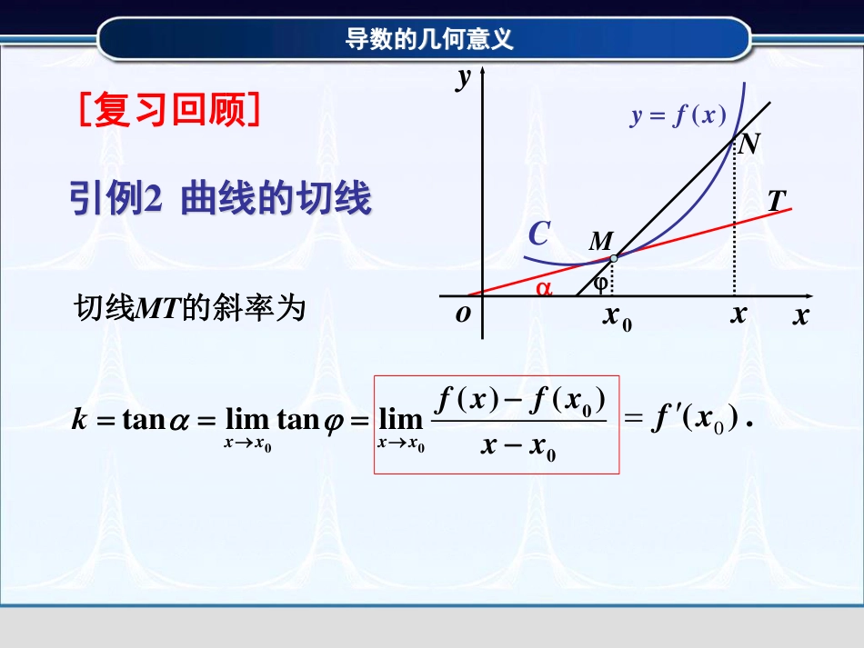 (3.3)--2.1.3导数的几何意义_第2页