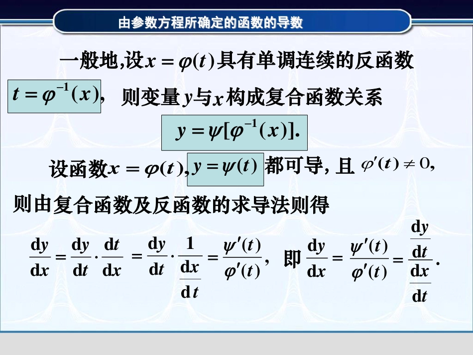 (3.11)--2.4.2由参数方程所确定的函数的导数_第3页