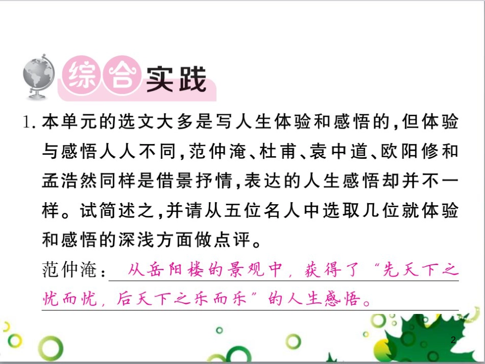 三年级语文上册 第三单元期末总复习课件 新人教版 (1102)_第2页