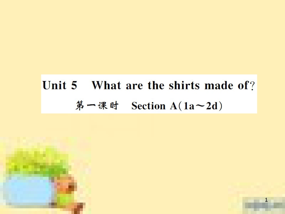 九年级英语下册 Unit 10 Get Ready for the Future语法精练及易错归纳作业课件 （新版）冀教版 (354)_第1页