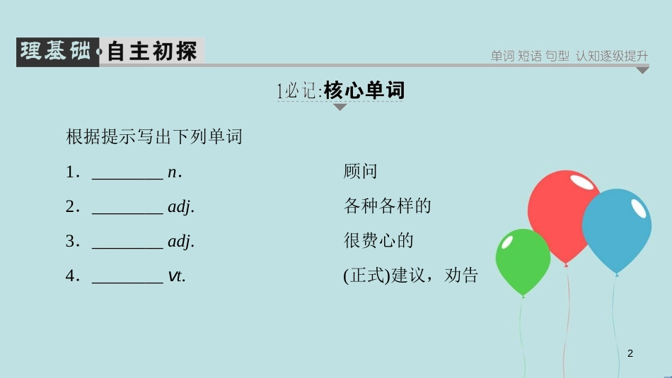 高中英语 Unit 23 Conflict Section Ⅴ Language Awareness & Culture Corner & Bulletin Board课件 北师大版选修8_第2页