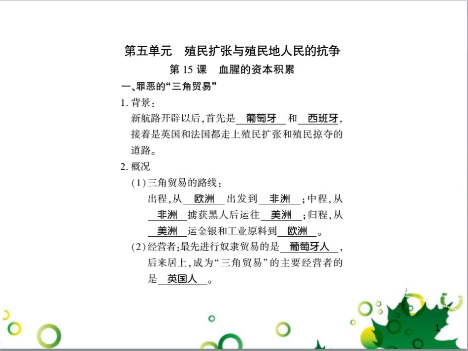 三年级语文上册 第三单元期末总复习课件 新人教版 (754)_第1页