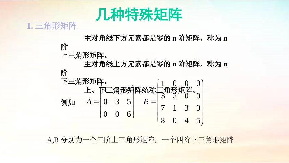 (18)--10.2特殊矩阵高职高等数学_第2页